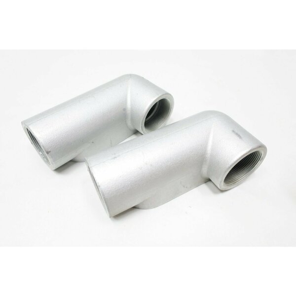 CONDULET IRON LR 2IN CONDUIT OUTLET BODIES AND BOX, 2PK, Crouse Hinds, Mfr#: LR67